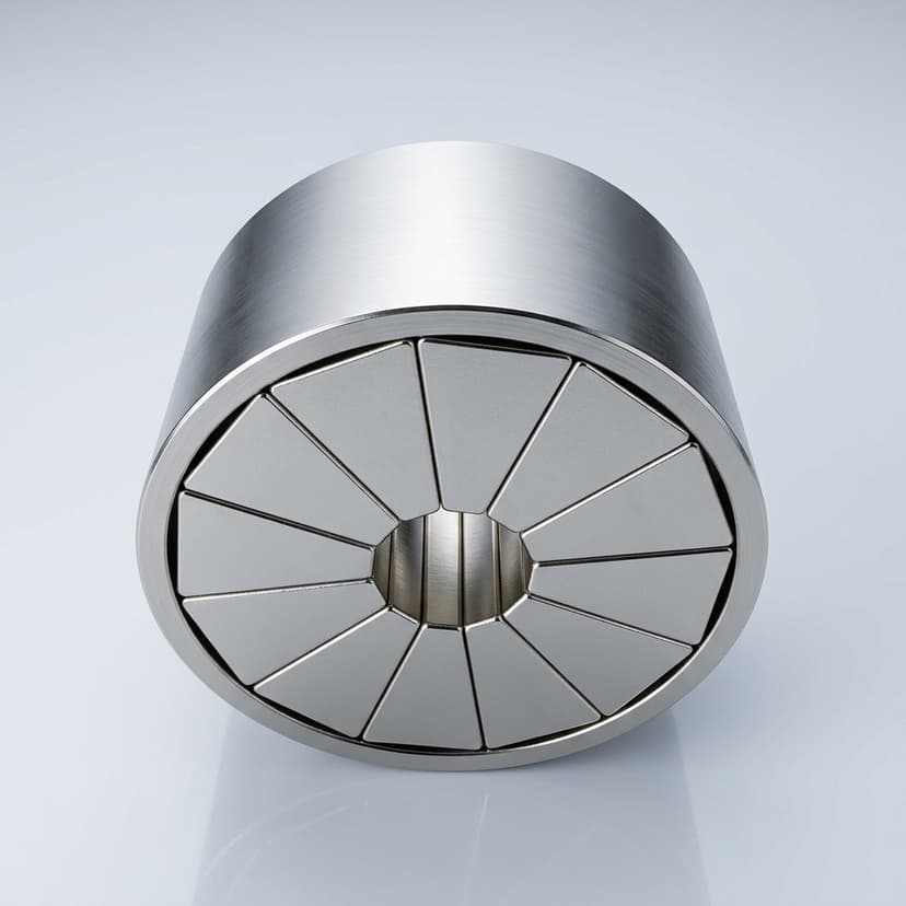 Linear Halbach motor track