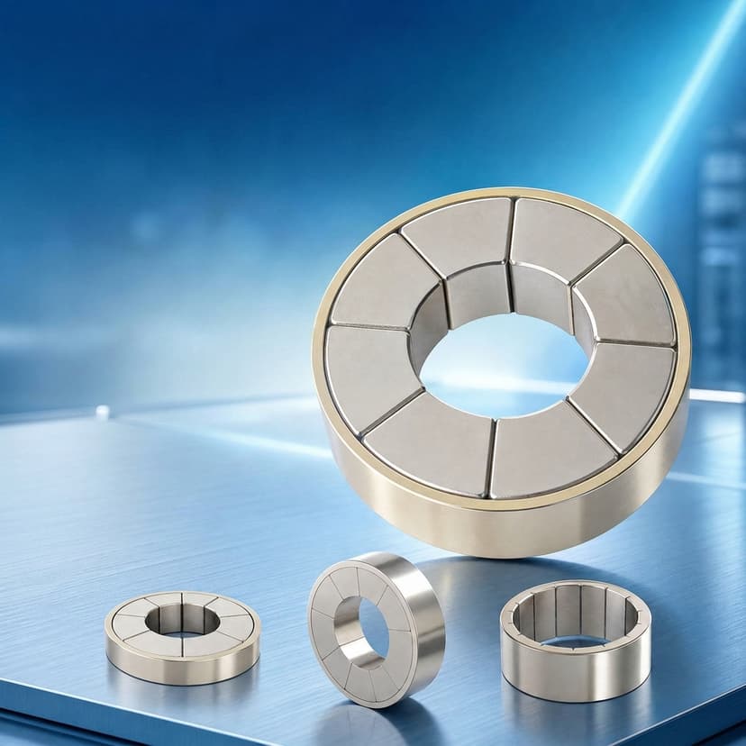 Halbach rotor for magnetic gears