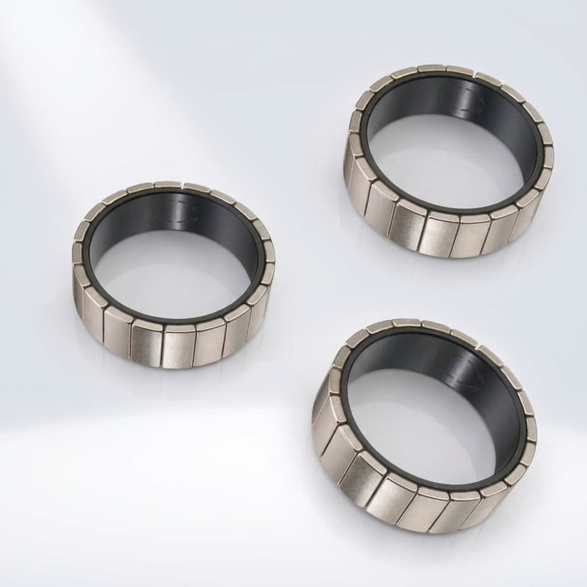 Radial Halbach gear assembly